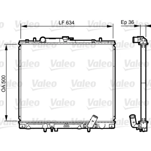 Chladič motora VALEO 735420