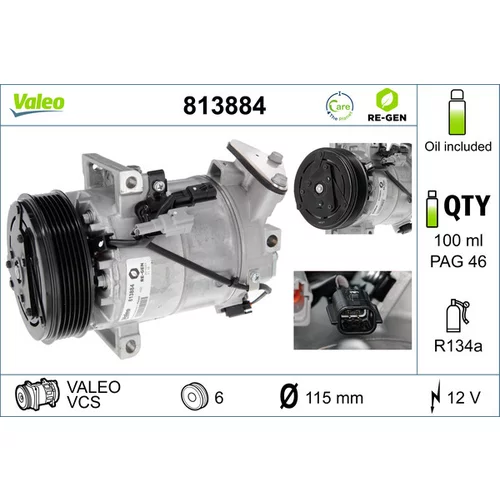 Kompresor klimatizácie VALEO 813884