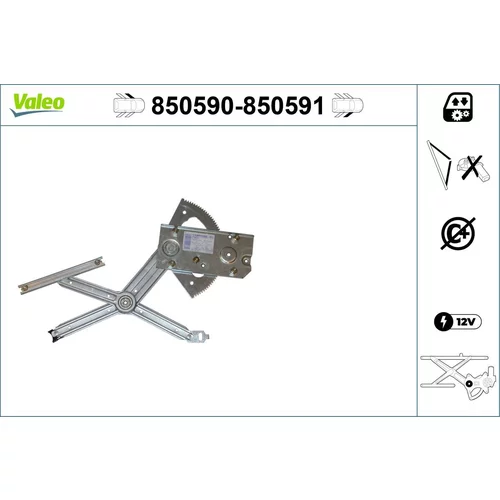 Mechanizmus zdvíhania okna VALEO 850590