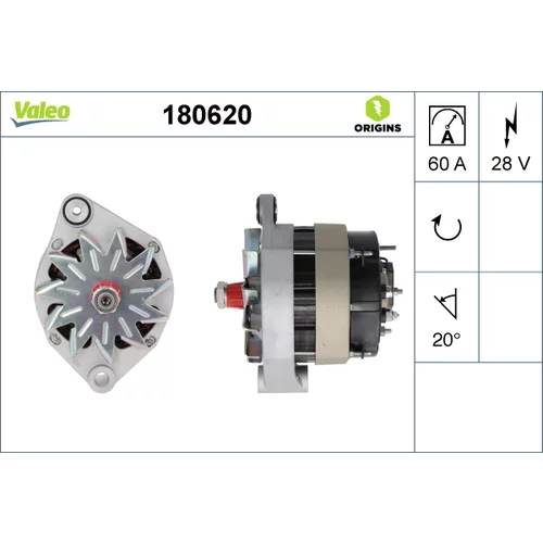 Alternátor VALEO 180620