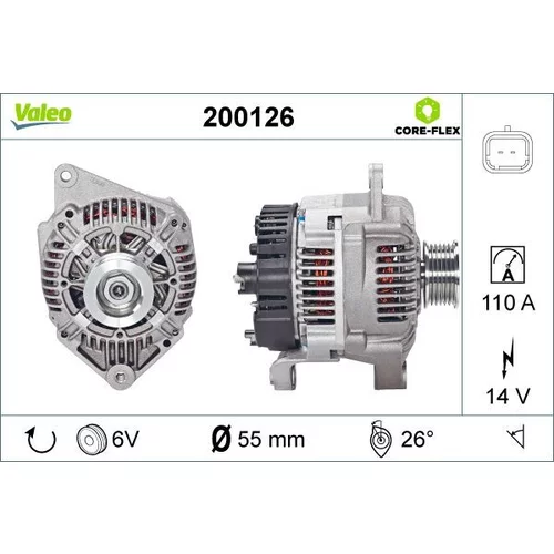 Alternátor VALEO 200126