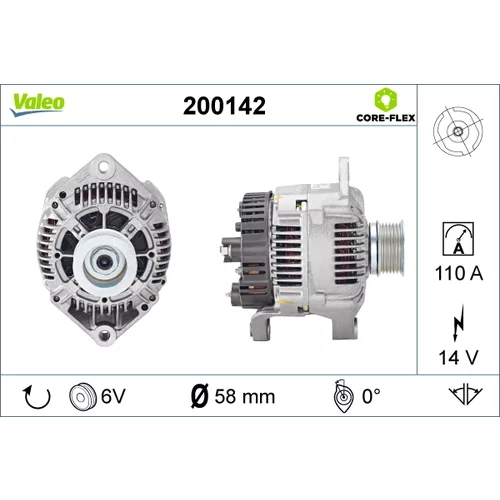Alternátor VALEO 200142