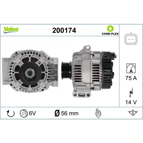 Alternátor VALEO 200174