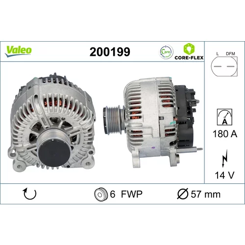Alternátor VALEO 200199