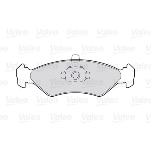 Sada brzdových platničiek kotúčovej brzdy 301043 /VALEO/ - obr. 1