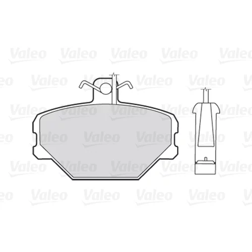 Sada brzdových platničiek kotúčovej brzdy 301095 /VALEO/ - obr. 1