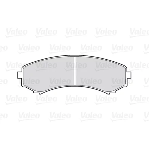 Sada brzdových platničiek kotúčovej brzdy 301518 /VALEO/ - obr. 1