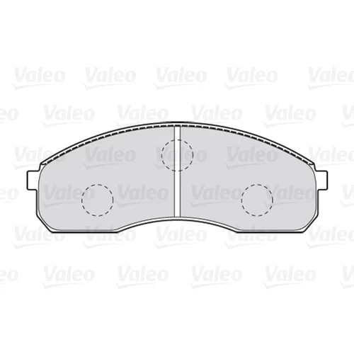 Sada brzdových platničiek kotúčovej brzdy 301821 /VALEO/ - obr. 1