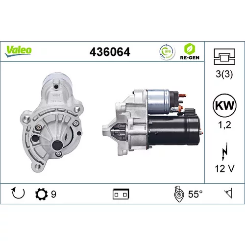 Štartér VALEO 436064