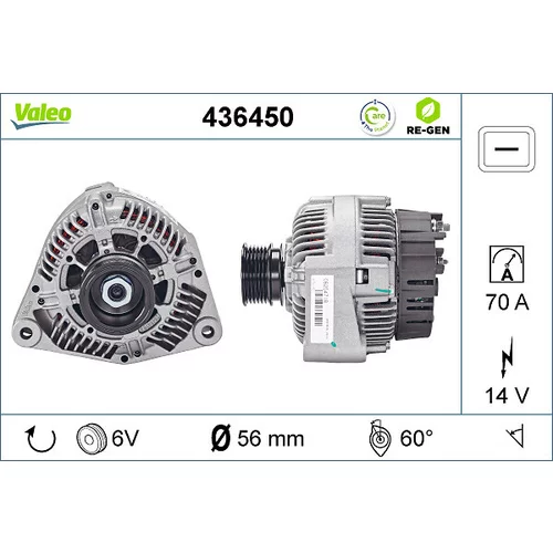Alternátor VALEO 436450