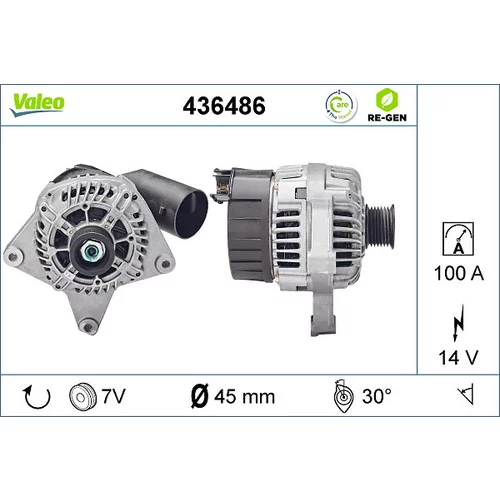 Alternátor VALEO 436486