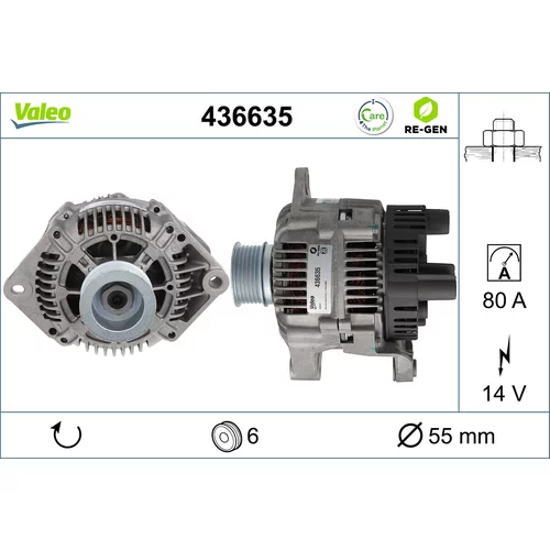 Alternátor VALEO 436635