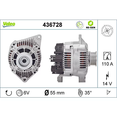 Alternátor VALEO 436728