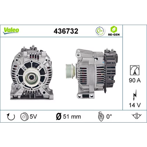 Alternátor VALEO 436732