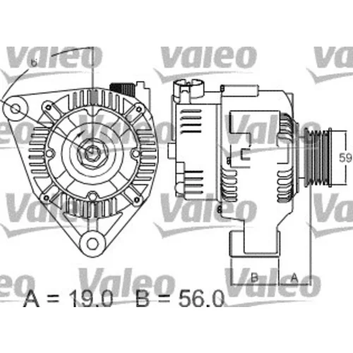 Alternátor 437345 /VALEO/ - obr. 5