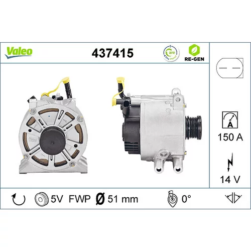 Alternátor VALEO 437415