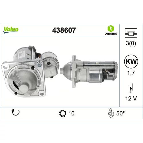 Štartér VALEO 438607