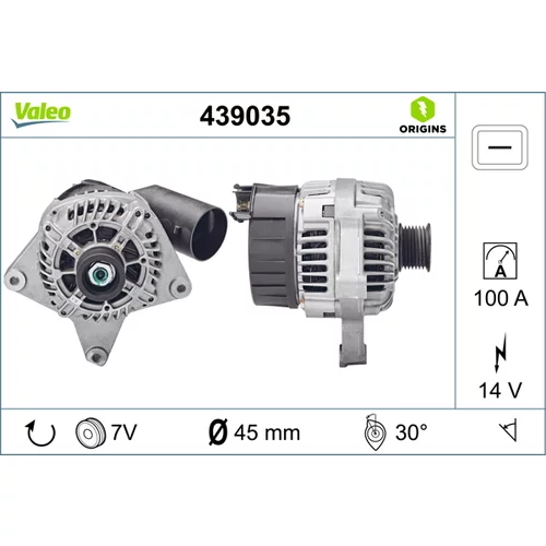 Alternátor VALEO 439035