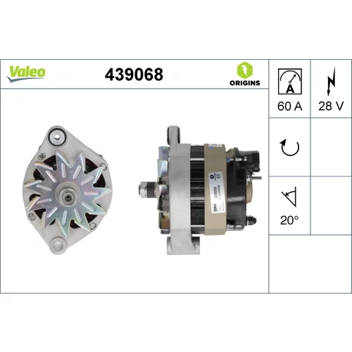Alternátor VALEO 439068