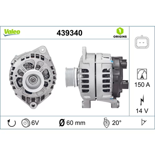 Alternátor VALEO 439340