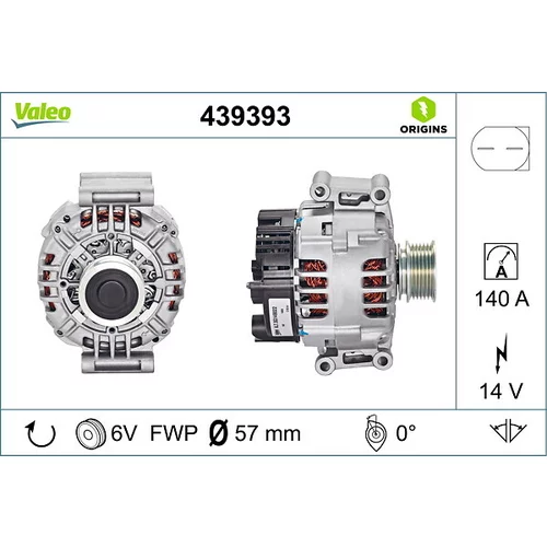 Alternátor VALEO 439393