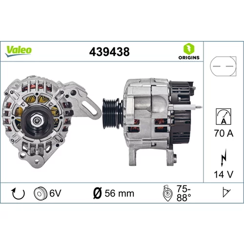 Alternátor VALEO 439438