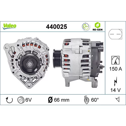 Alternátor VALEO 440025