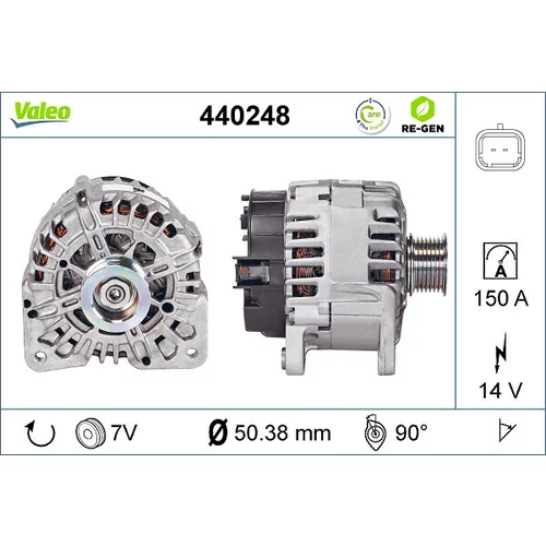 Alternátor VALEO 440248