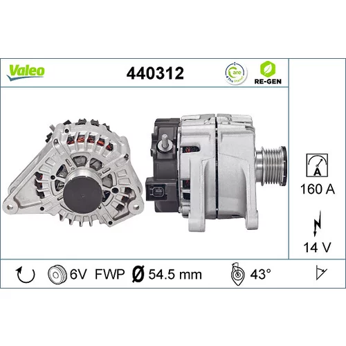 Alternátor VALEO 440312