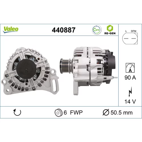 Alternátor VALEO 440887