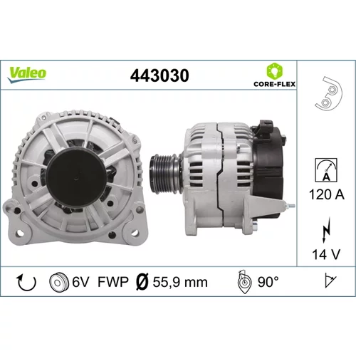 Alternátor VALEO 443030