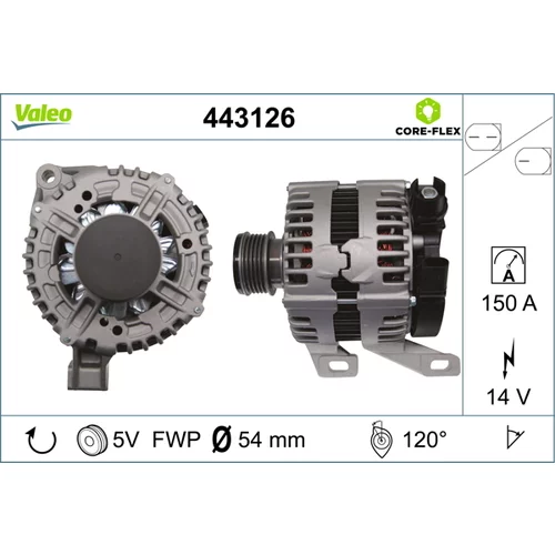 Alternátor VALEO 443126