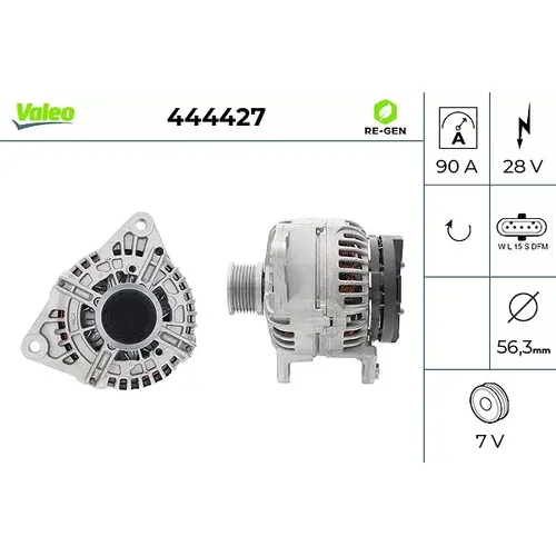 Alternátor VALEO 444427