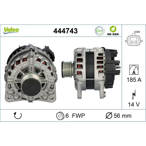 Alternátor 444743 /VALEO/