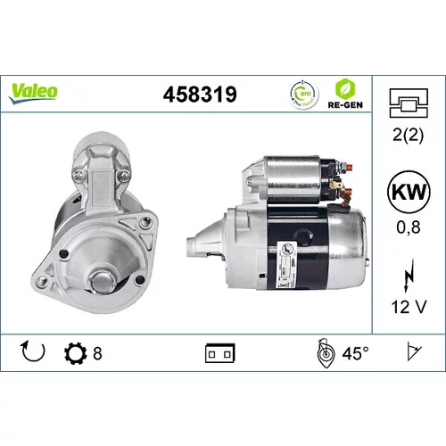 Štartér VALEO 458319
