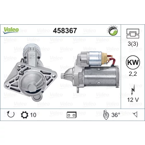 Štartér VALEO 458367