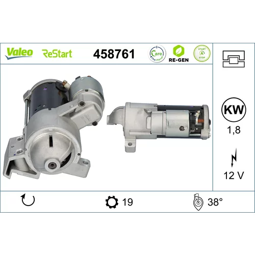 Štartér VALEO 458761