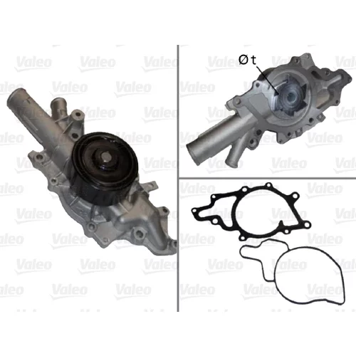 Vodné čerpadlo, chladenie motora 506676 /VALEO/
