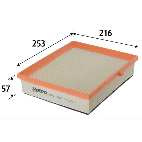 Vzduchový filter VALEO 585557