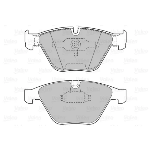 Sada brzdových platničiek kotúčovej brzdy 598410 /VALEO/ - obr. 1