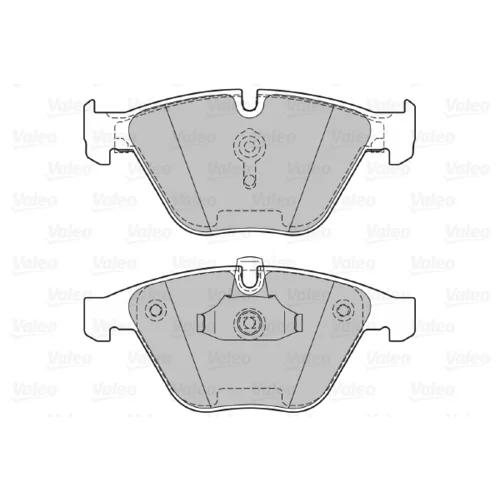 Sada brzdových platničiek kotúčovej brzdy 601357 /VALEO/ - obr. 1
