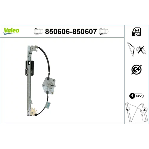 Mechanizmus zdvíhania okna VALEO 850606
