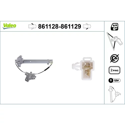 Mechanizmus zdvíhania okna VALEO 861128