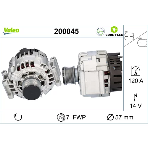 Alternátor VALEO 200045