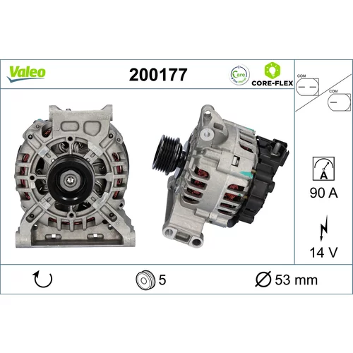 Alternátor VALEO 200177