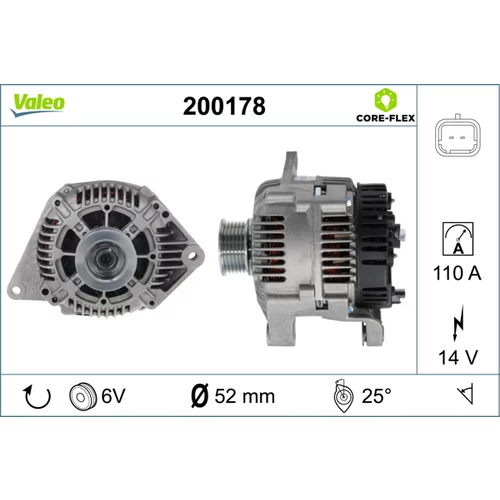 Alternátor VALEO 200178