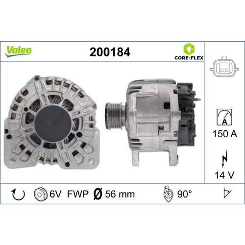 Alternátor VALEO 200184