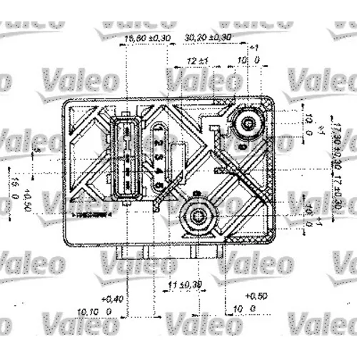Relé žeraviaceho systému 245622 /VALEO/ - obr. 1