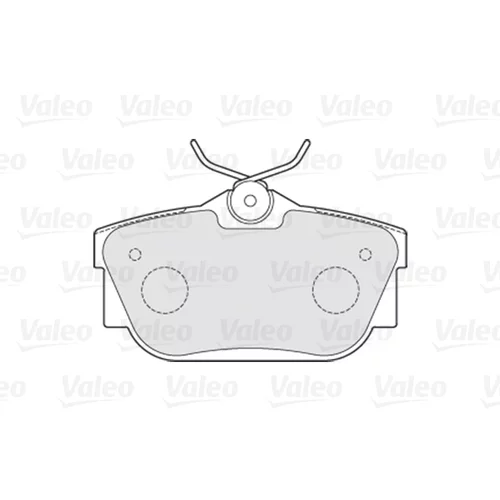 Sada brzdových platničiek kotúčovej brzdy 301482 /VALEO/ - obr. 1
