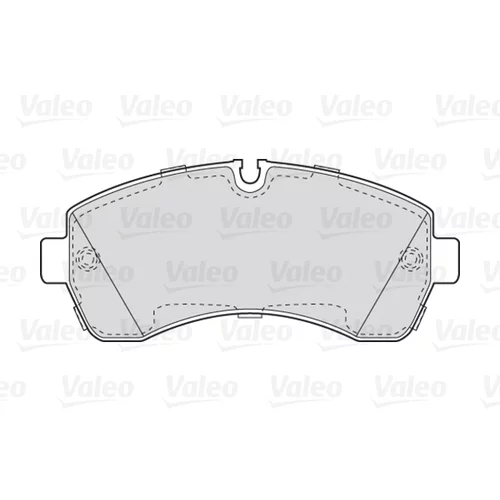 Sada brzdových platničiek kotúčovej brzdy 301881 /VALEO/ - obr. 1